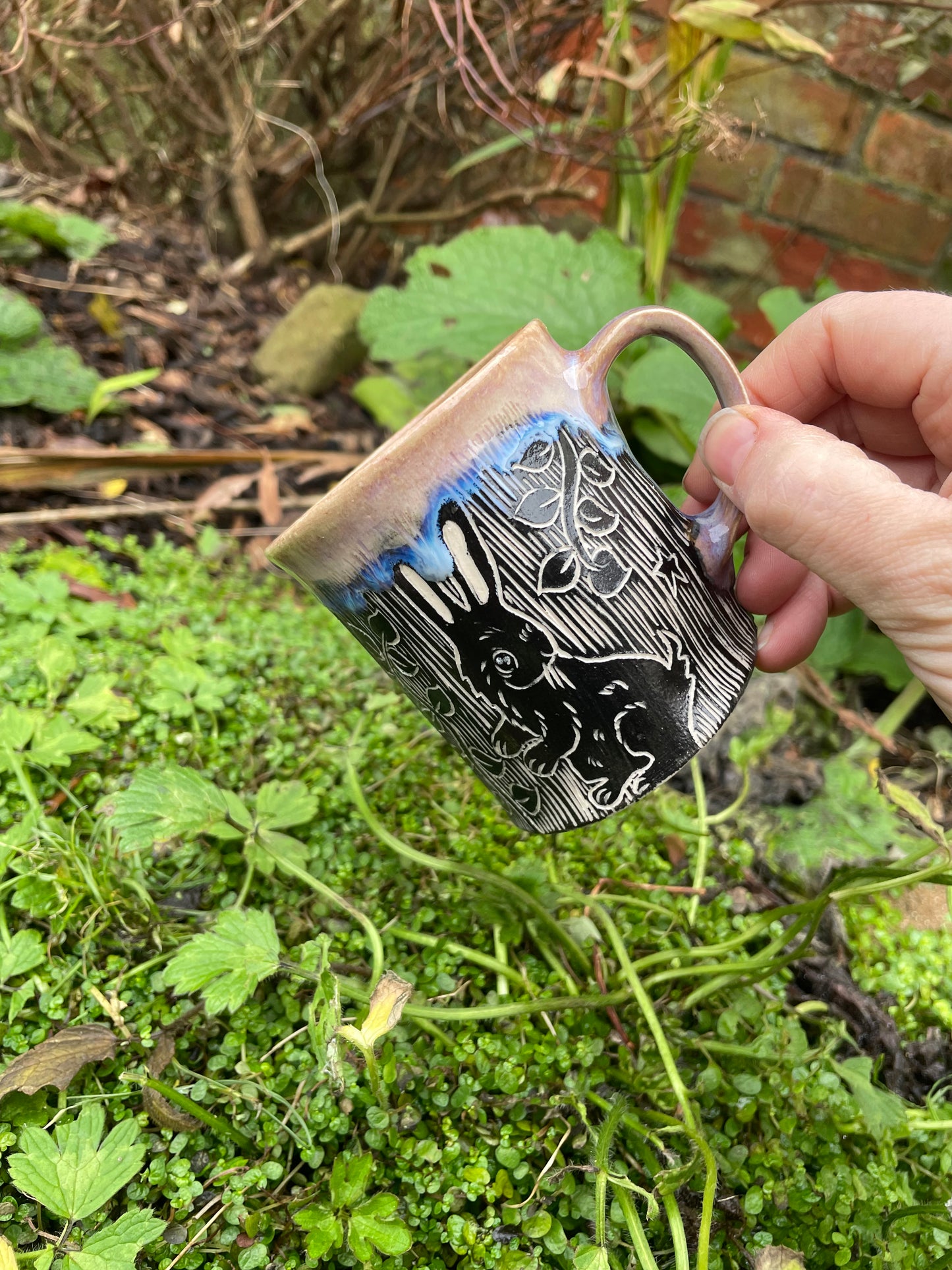 Lilac Hare Mug